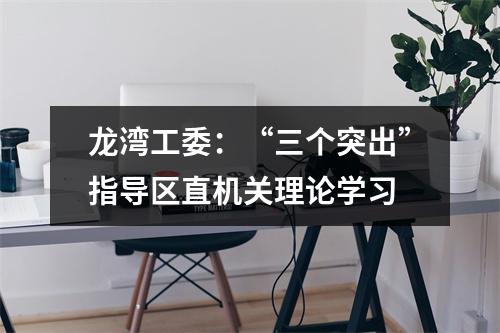 龙湾工委：“三个突出”指导区直机关理论学习