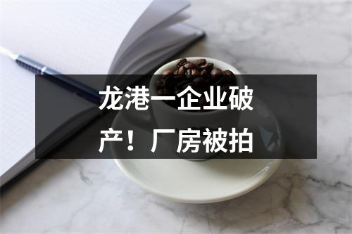 龙港一企业破产！厂房被拍