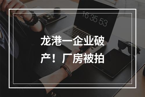 龙港一企业破产！厂房被拍