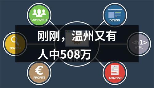 刚刚，温州又有人中508万