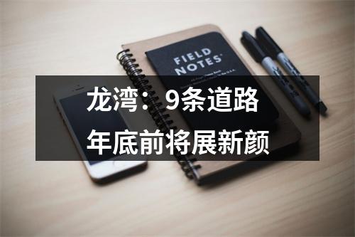龙湾：9条道路年底前将展新颜