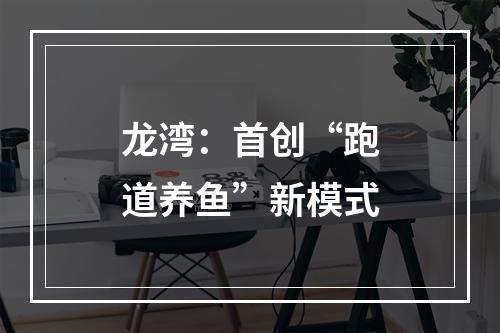 龙湾：首创“跑道养鱼”新模式