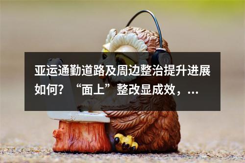 亚运通勤道路及周边整治提升进展如何？“面上”整改显成效，“里子”提升有点慢
