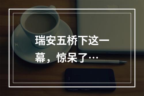 瑞安五桥下这一幕，惊呆了…