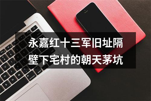 永嘉红十三军旧址隔壁下宅村的朝天茅坑