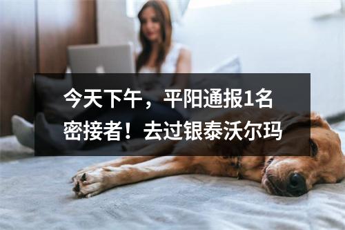 今天下午，平阳通报1名密接者！去过银泰沃尔玛