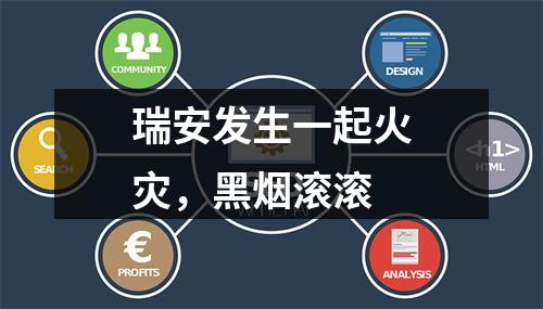 瑞安发生一起火灾，黑烟滚滚