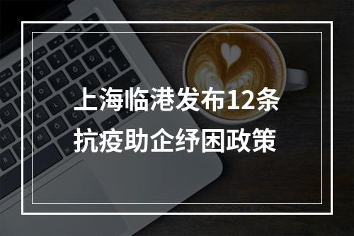 上海临港发布12条抗疫助企纾困政策