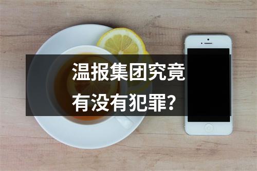 温报集团究竟有没有犯罪？