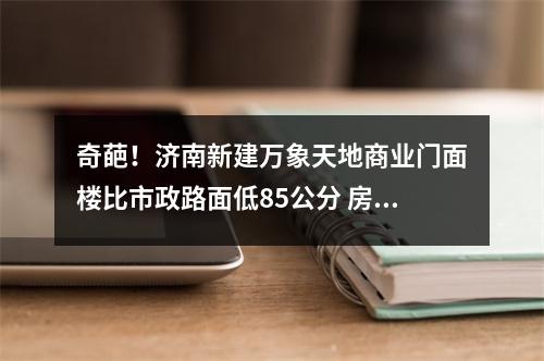 奇葩！济南新建万象天地商业门面楼比市政路面低85公分 房主泪目(转)