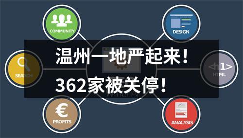 温州一地严起来！362家被关停！