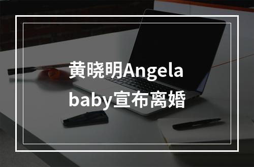 黄晓明Angelababy宣布离婚