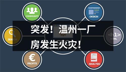 突发！温州一厂房发生火灾！