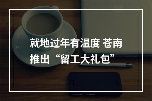 就地过年有温度 苍南推出“留工大礼包”