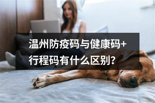 温州防疫码与健康码+行程码有什么区别？