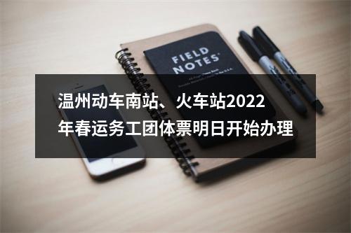 温州动车南站、火车站2022年春运务工团体票明日开始办理