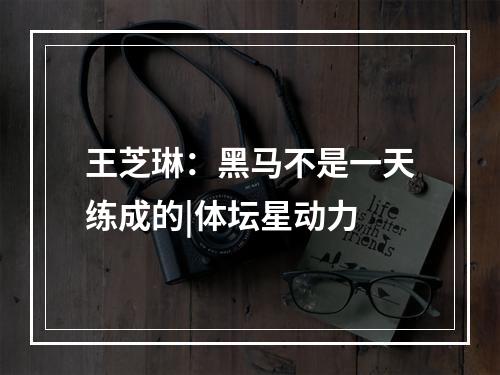 王芝琳：黑马不是一天练成的|体坛星动力