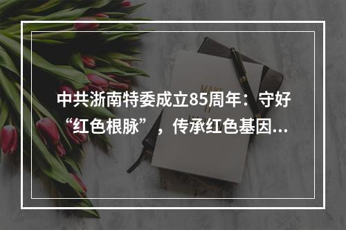 中共浙南特委成立85周年：守好“红色根脉”，传承红色基因，走好新的赶考之 ...