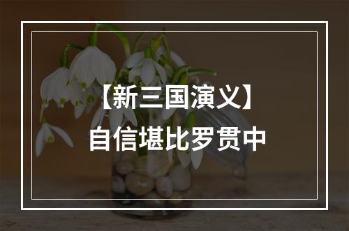 【新三国演义】自信堪比罗贯中