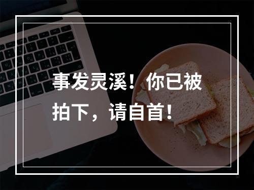 事发灵溪！你已被拍下，请自首！