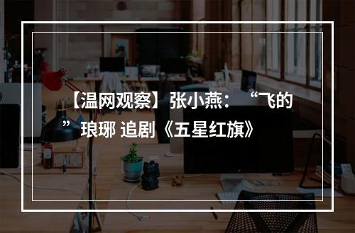 【温网观察】张小燕：“飞的”琅琊 追剧《五星红旗》