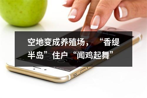 空地变成养殖场， “香缇半岛”住户“闻鸡起舞”