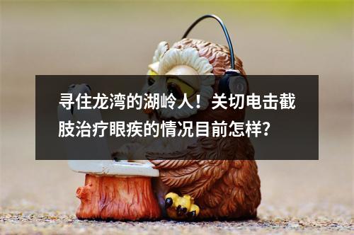 寻住龙湾的湖岭人！关切电击截肢治疗眼疾的情况目前怎样？