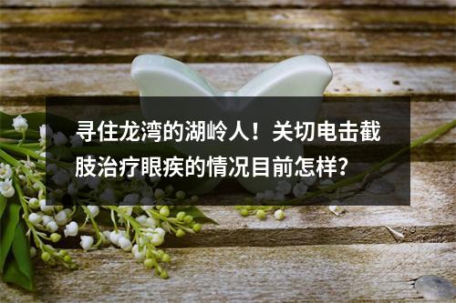 寻住龙湾的湖岭人！关切电击截肢治疗眼疾的情况目前怎样？