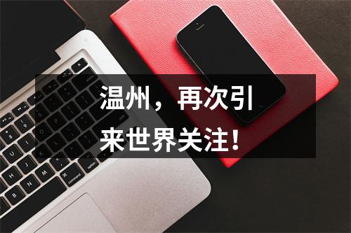 温州，再次引来世界关注！