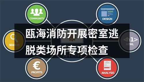 瓯海消防开展密室逃脱类场所专项检查