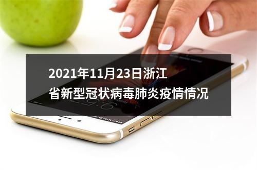 2021年11月23日浙江省新型冠状病毒肺炎疫情情况