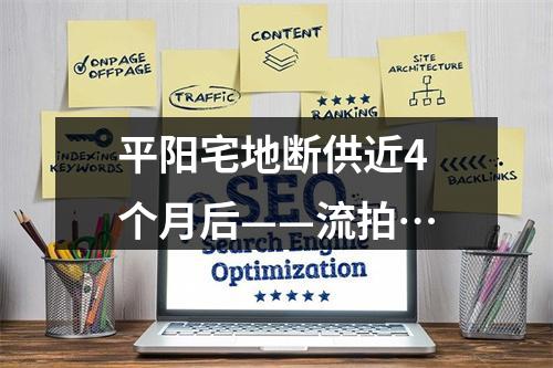 平阳宅地断供近4个月后——流拍…