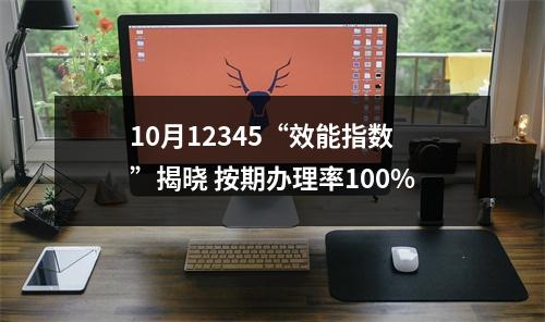 10月12345“效能指数”揭晓 按期办理率100%