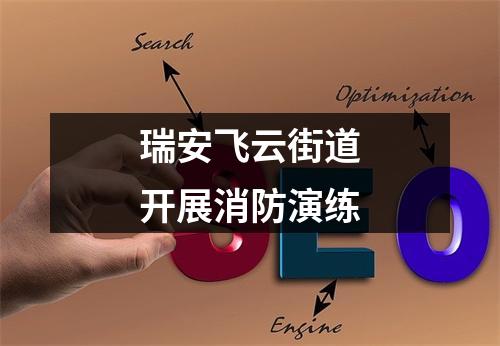 瑞安飞云街道开展消防演练