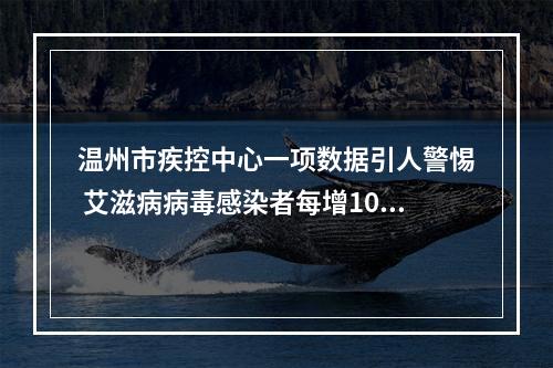 温州市疾控中心一项数据引人警惕 艾滋病病毒感染者每增100个有24个老年人