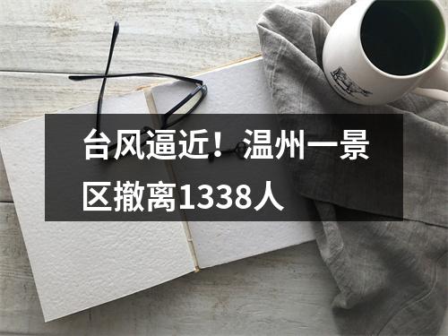 台风逼近！温州一景区撤离1338人