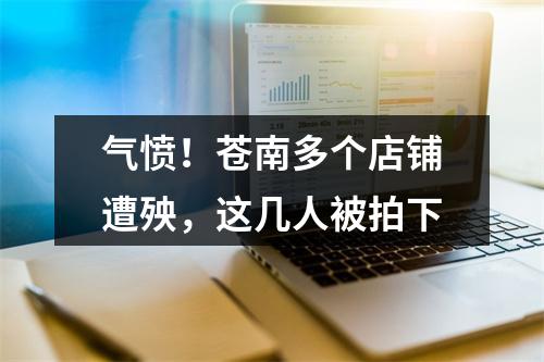 气愤！苍南多个店铺遭殃，这几人被拍下