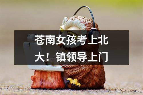 苍南女孩考上北大！镇领导上门