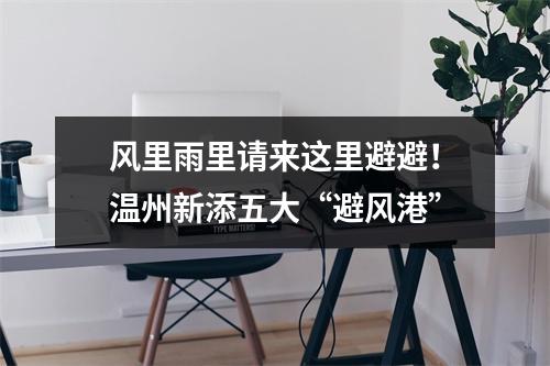 风里雨里请来这里避避！温州新添五大“避风港”