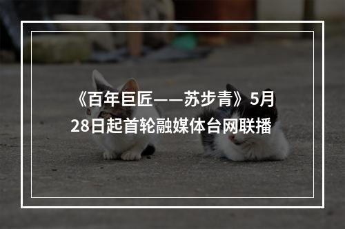 《百年巨匠——苏步青》5月28日起首轮融媒体台网联播