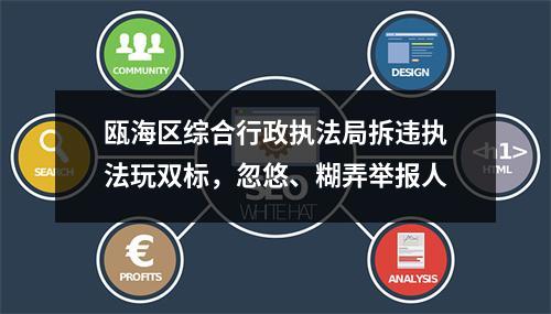 瓯海区综合行政执法局拆违执法玩双标，忽悠、糊弄举报人
