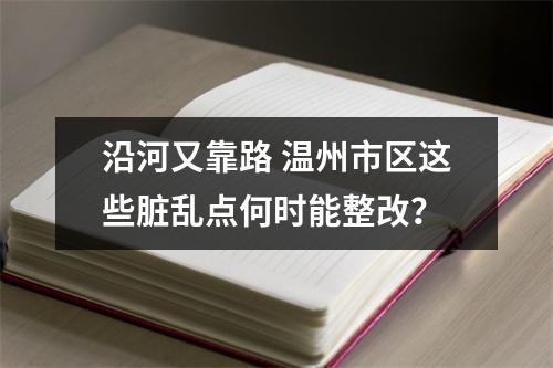 沿河又靠路 温州市区这些脏乱点何时能整改？