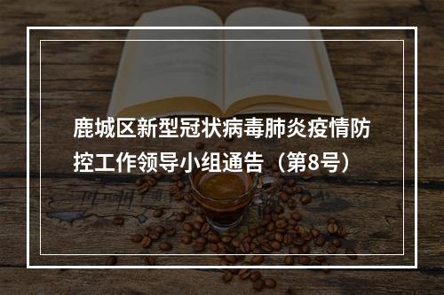 鹿城区新型冠状病毒肺炎疫情防控工作领导小组通告（第8号）