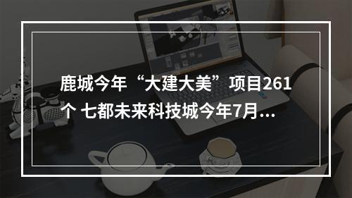 鹿城今年“大建大美”项目261个 七都未来科技城今年7月开工