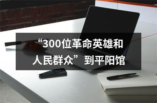 “300位革命英雄和人民群众”到平阳馆