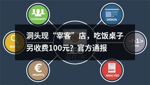 洞头现“宰客”店，吃饭桌子另收费100元？官方通报