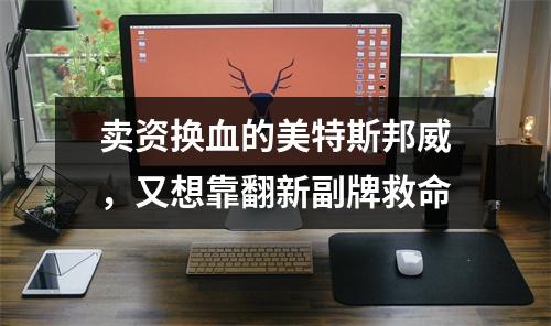 卖资换血的美特斯邦威，又想靠翻新副牌救命