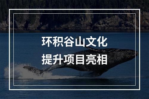 环积谷山文化提升项目亮相