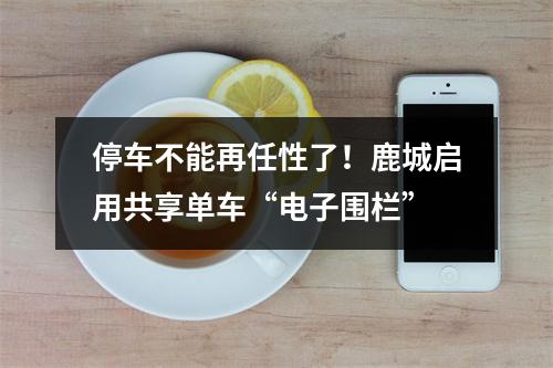 停车不能再任性了！鹿城启用共享单车“电子围栏”