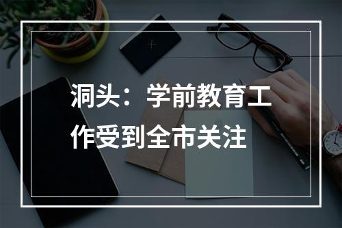 洞头：学前教育工作受到全市关注